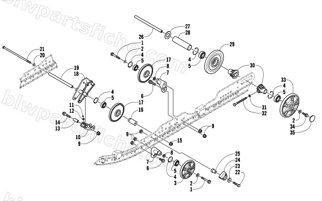 IDLER WHEEL ASSEMBLY diagram
