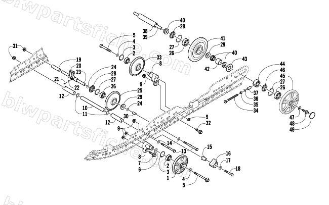 IDLER WHEEL ASSEMBLY diagram