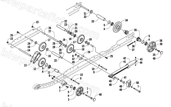 IDLER WHEEL ASSEMBLY diagram