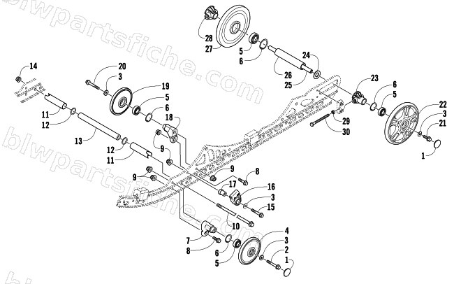 IDLER WHEEL ASSEMBLY diagram