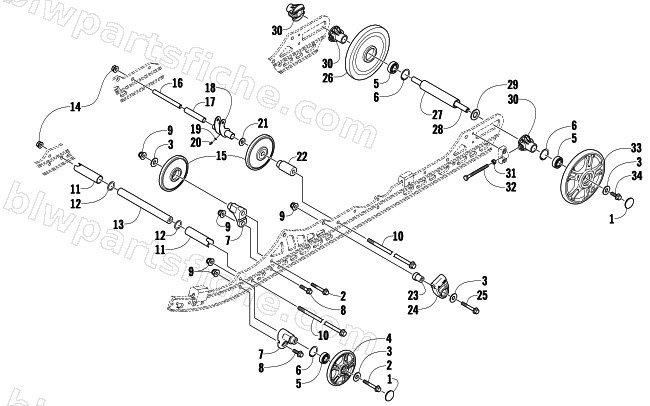 IDLER WHEEL ASSEMBLY diagram