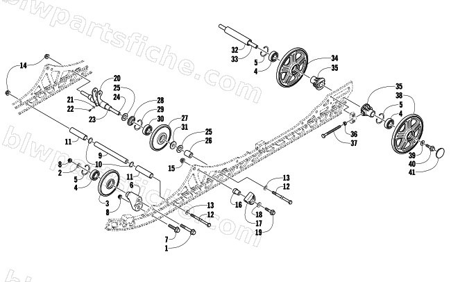 IDLER WHEEL ASSEMBLY diagram