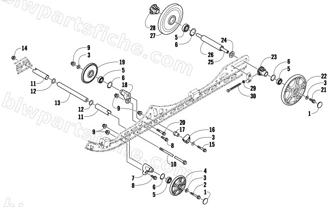 IDLER WHEEL ASSEMBLY diagram