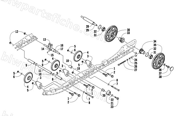 IDLER WHEEL ASSEMBLY diagram