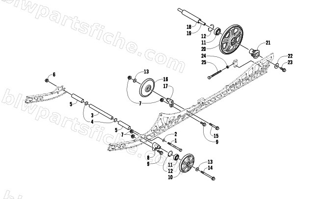 IDLER WHEEL ASSEMBLY diagram