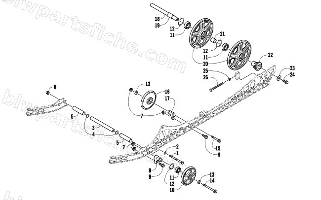 IDLER WHEEL ASSEMBLY diagram