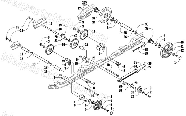 IDLER WHEEL ASSEMBLY diagram