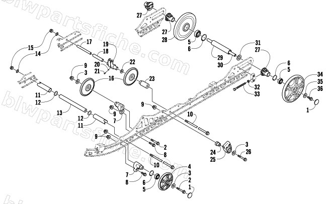 IDLER WHEEL ASSEMBLY diagram