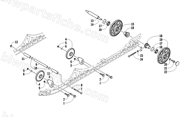IDLER WHEEL ASSEMBLY diagram