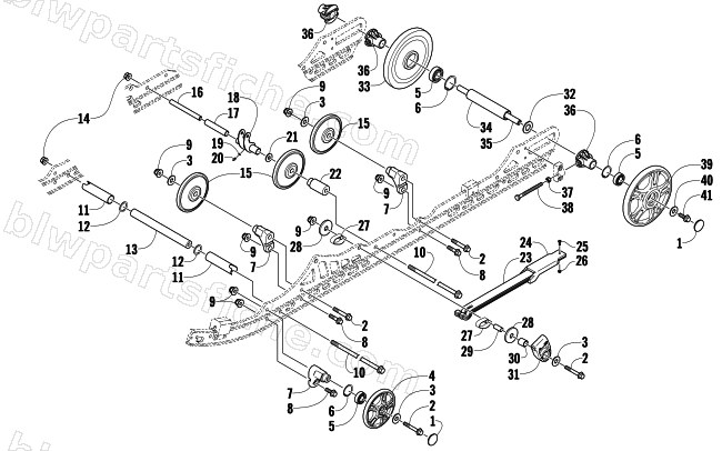 IDLER WHEEL ASSEMBLY diagram