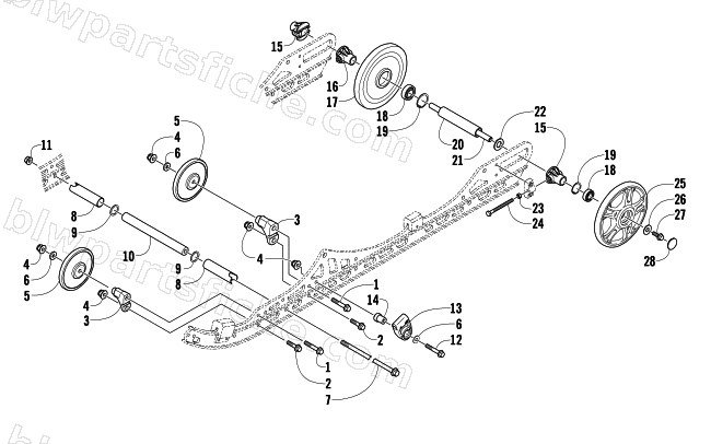 IDLER WHEEL ASSEMBLY diagram