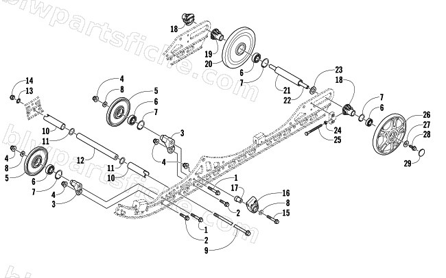 IDLER WHEEL ASSEMBLY diagram