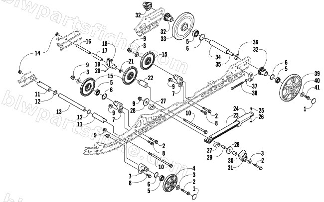 IDLER WHEEL ASSEMBLY diagram