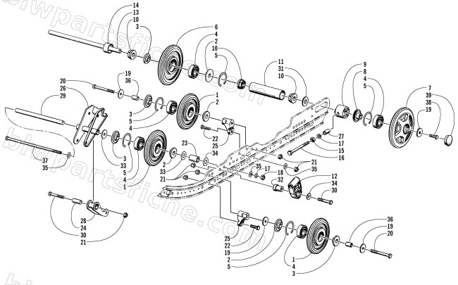 IDLER WHEEL ASSEMBLY diagram