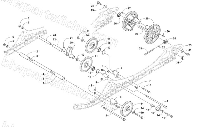 IDLER WHEEL ASSEMBLY diagram