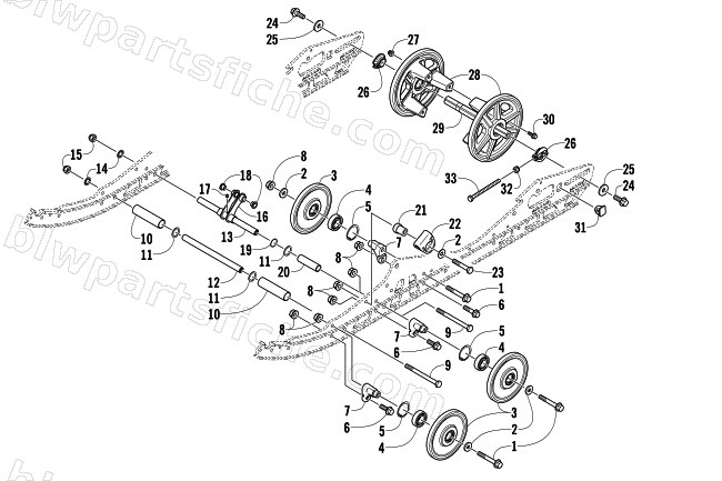 IDLER WHEEL ASSEMBLY diagram