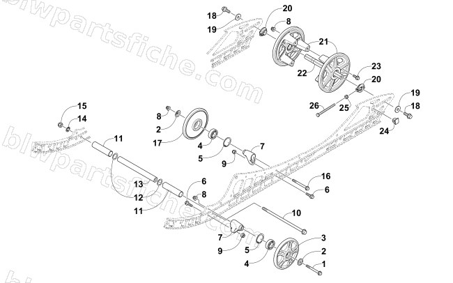 IDLER WHEEL ASSEMBLY diagram