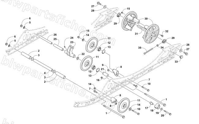 IDLER WHEEL ASSEMBLY diagram