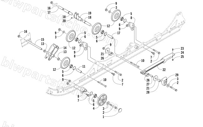 IDLER WHEEL ASSEMBLY diagram