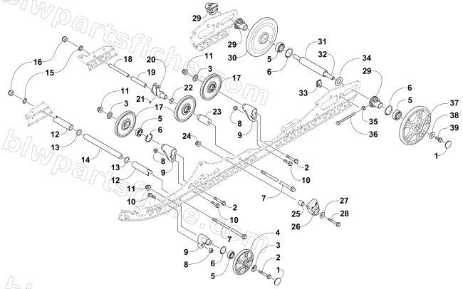 IDLER WHEEL ASSEMBLY diagram