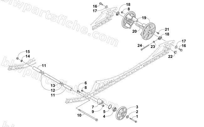 IDLER WHEEL ASSEMBLY diagram
