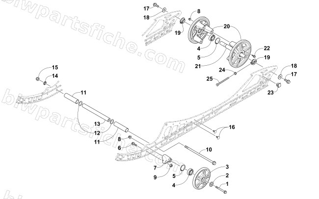 IDLER WHEEL ASSEMBLY diagram