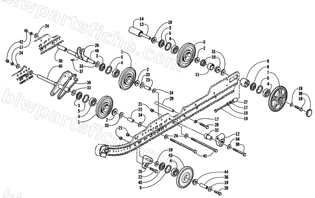IDLER WHEEL ASSEMBLY diagram