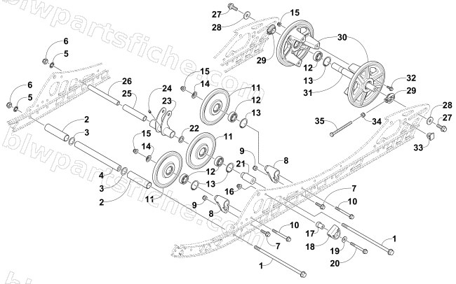 IDLER WHEEL ASSEMBLY diagram