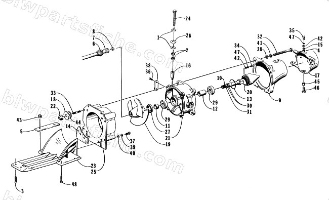 IMPELLER DRIVE ASSEMBLY diagram