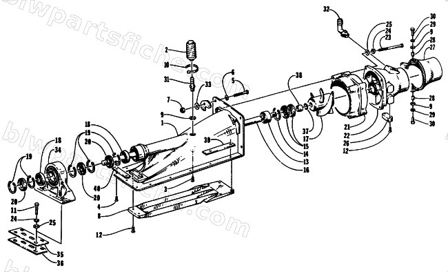 IMPELLER DRIVE ASSEMBLY diagram