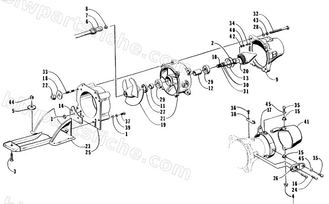 IMPELLER DRIVE ASSEMBLY diagram
