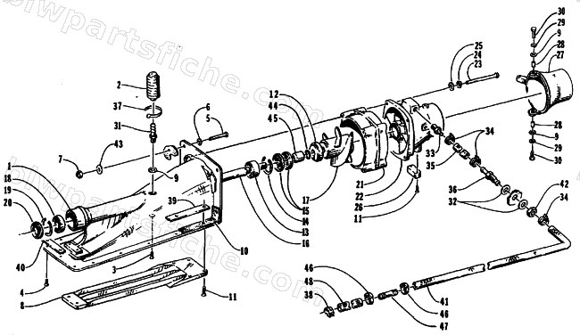 IMPELLER DRIVE ASSEMBLY diagram