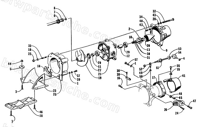 IMPELLER DRIVE ASSEMBLY diagram