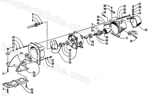 IMPELLER DRIVE ASSEMBLY diagram