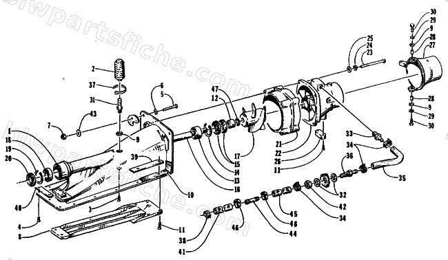 IMPELLER DRIVE ASSEMBLY diagram