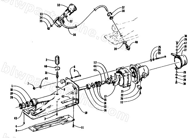 IMPELLER DRIVE ASSEMBLY diagram