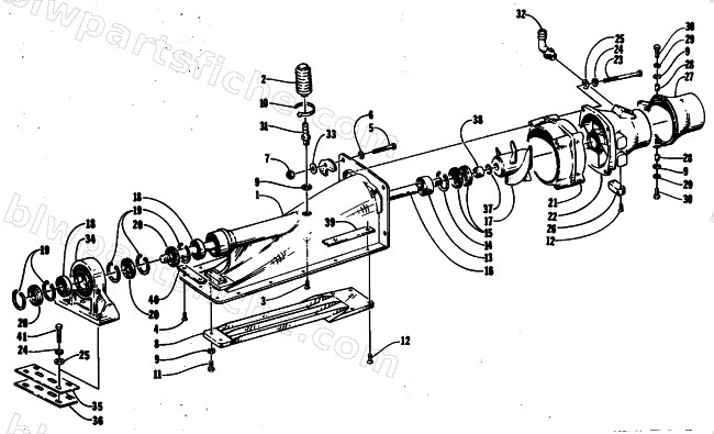 IMPELLER DRIVE ASSEMBLY diagram