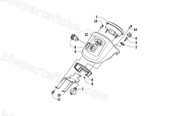 INSTRUMENT POD ASSEMBLY diagram