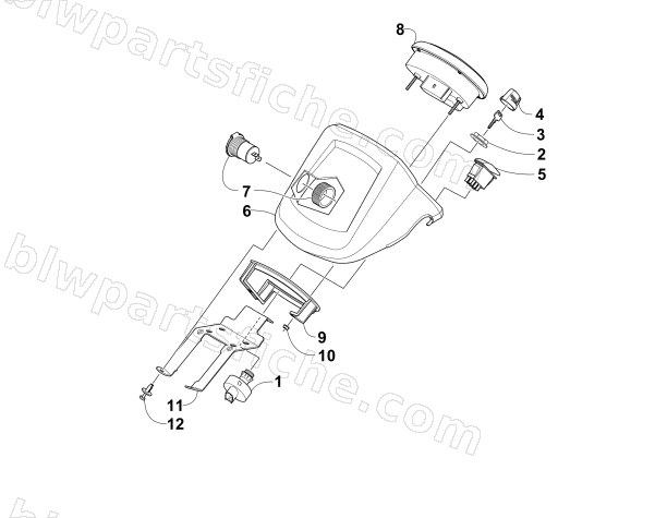 INSTRUMENT POD ASSEMBLY diagram