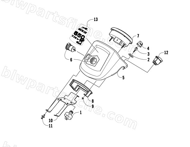 INSTRUMENT POD ASSEMBLY diagram