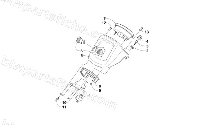 INSTRUMENT POD ASSEMBLY diagram