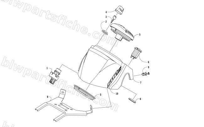 INSTRUMENT POD ASSEMBLY diagram