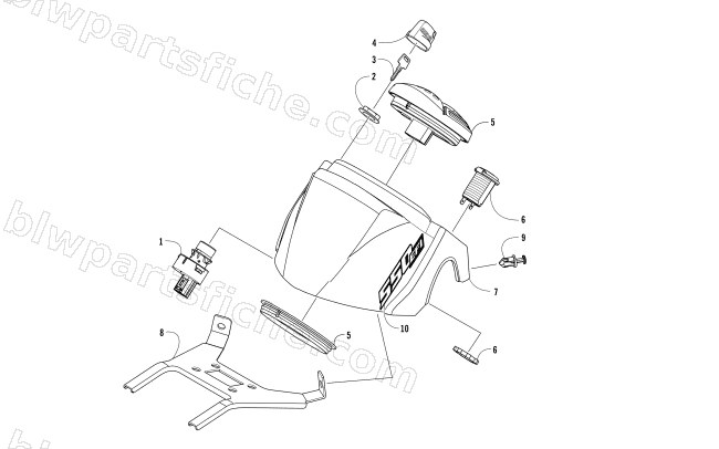 INSTRUMENT POD ASSEMBLY diagram