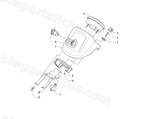 INSTRUMENT POD ASSEMBLY diagram