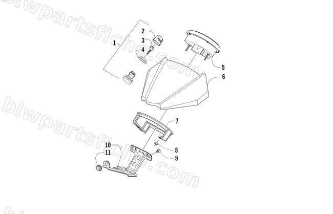 INSTRUMENT POD ASSEMBLY diagram