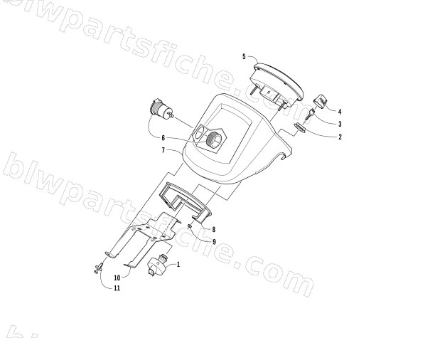 INSTRUMENT POD ASSEMBLY diagram