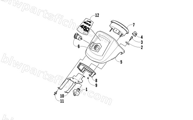 INSTRUMENT POD ASSEMBLY diagram