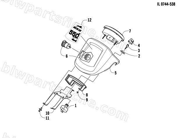 INSTRUMENT POD ASSEMBLY diagram