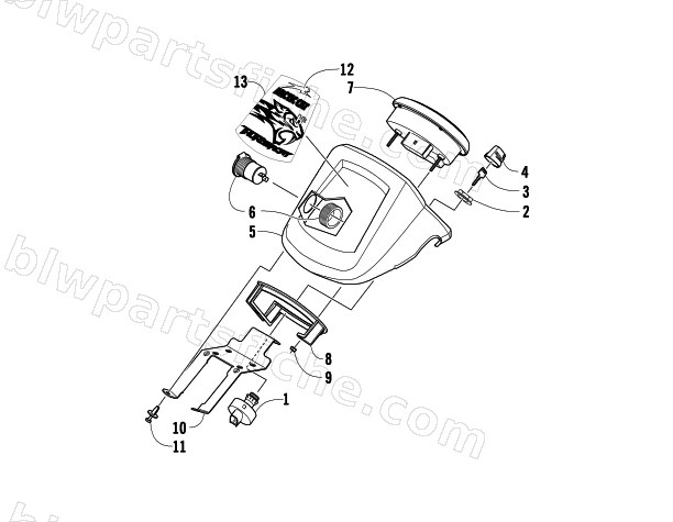 INSTRUMENT POD ASSEMBLY diagram
