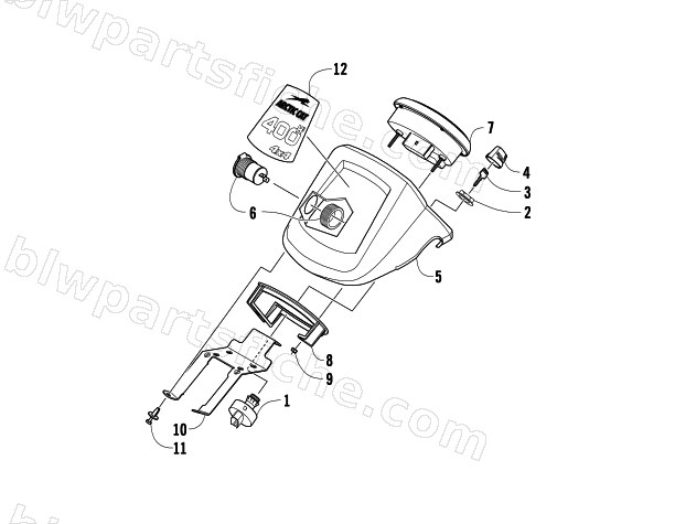 INSTRUMENT POD ASSEMBLY diagram